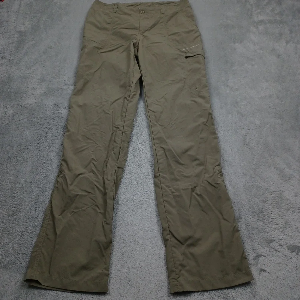 Columbia Pants Womens 6 Brown Activewear Pockets Outdoor Casual Straight